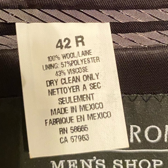 Nordstrom Men’s Shop Suit Jacket. 42R. NWT. Stripe. - Picture 8 of 8